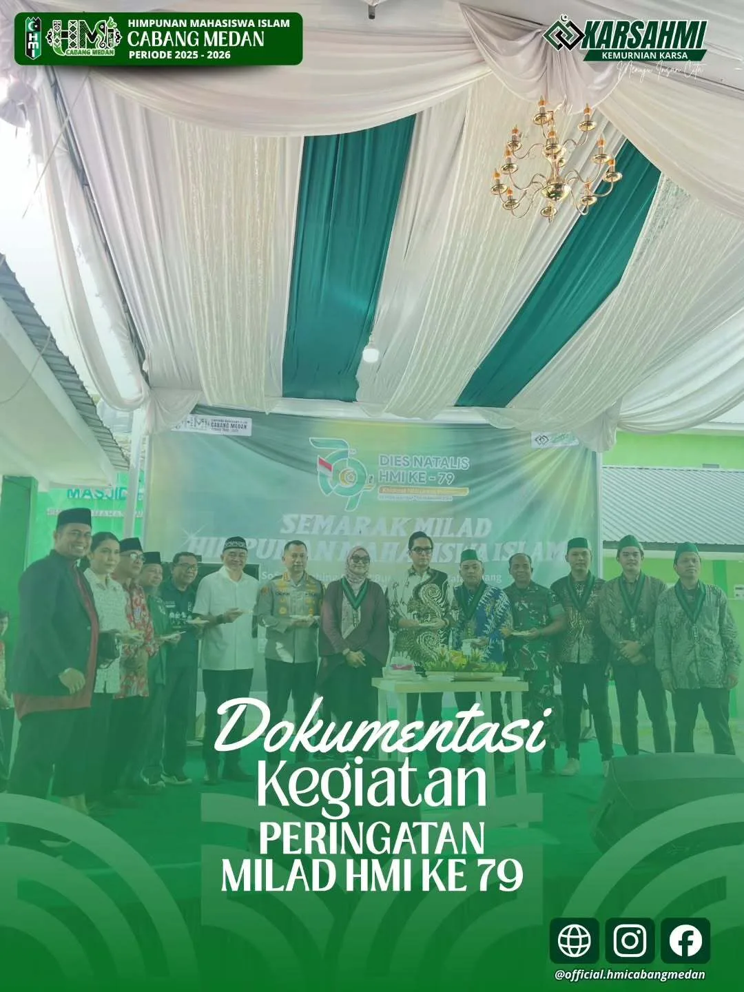 Semarak Milad HMI ke-79 oleh HMI Cabang Medan